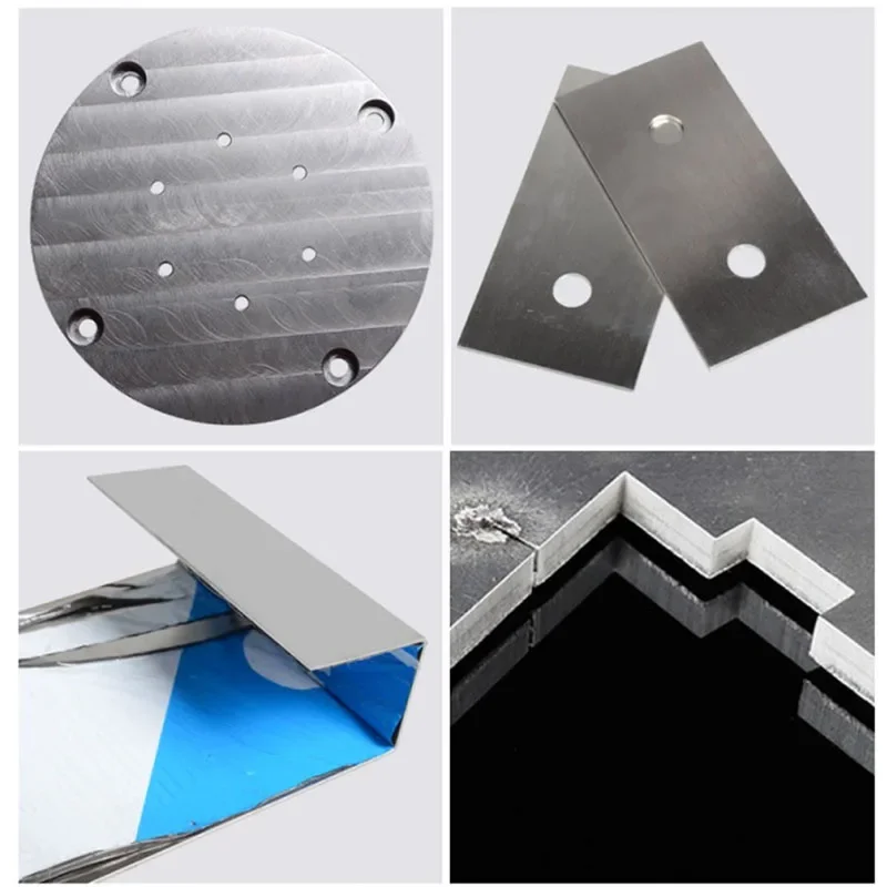 Imagem -06 - Placa Quadrada de Chapa Polida de Metal Escovado Plana Espessura de 0.5 Mm3 mm 1pc Aço Inoxidável 304