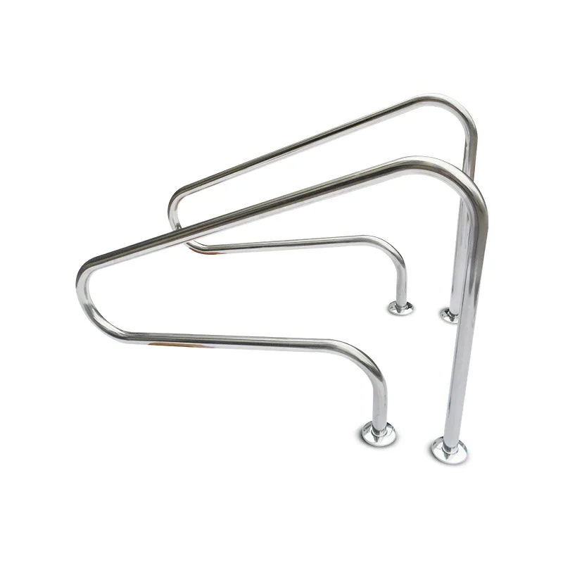 

304 stainless steel swimming pool escalator underwater handrail pedal thickened ladder