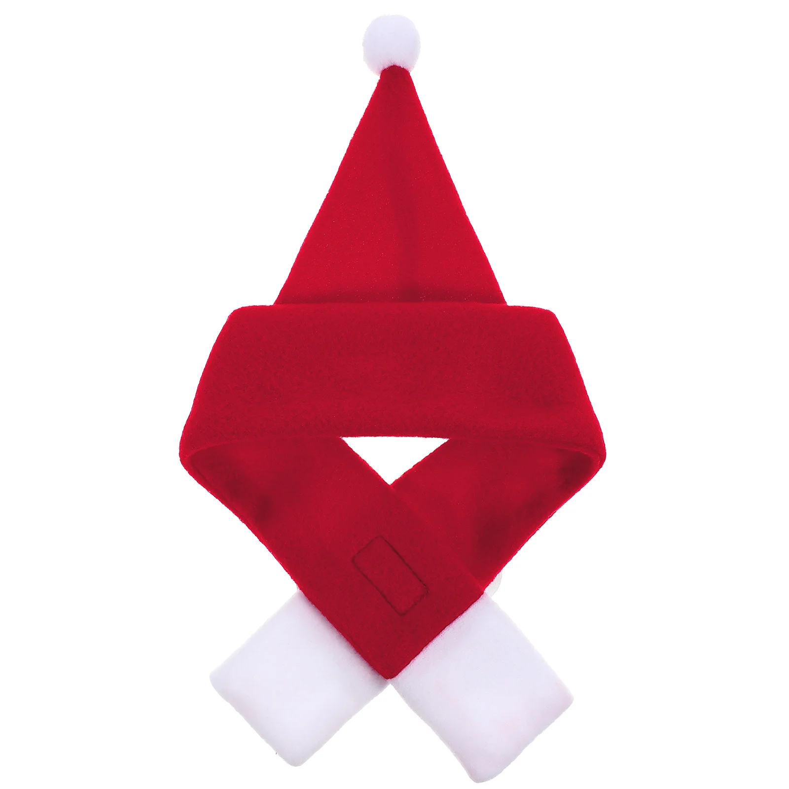 

Christmas Pet Hat Scarf Set Red L Size Dog Cat Cosplay Clothes Party Decorative Accessories for Daily Wear Weekend Parade