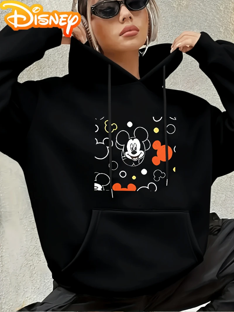 Las sudaderas con capucha de mujer de Disney son adecuadas para el uso diario en otoño e invierno. La tela es suave, cómoda y lavable a máquina.