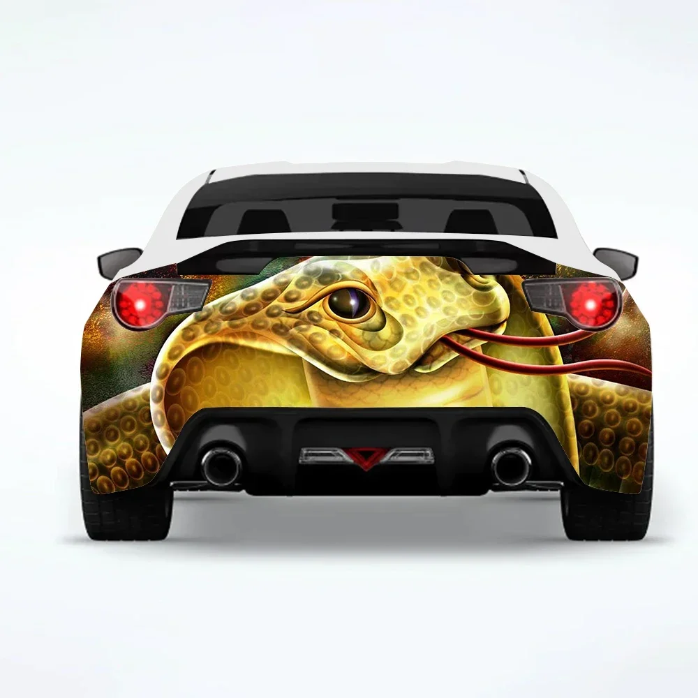 

Animal - Snake Car Rear Wrap Car-Stickers Car-Decal Creative Sticker Car-Body Appearance Modification Decorative Stickers