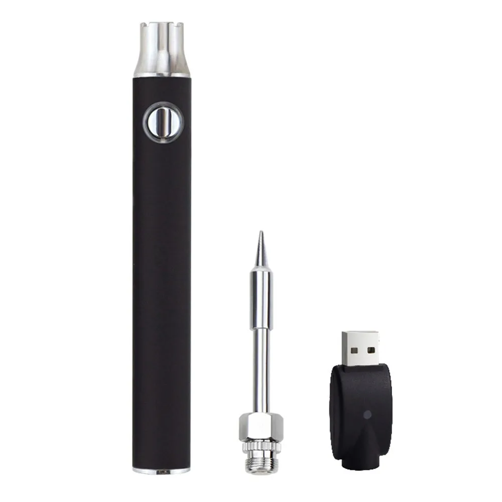 

1100mAh Battery Electric Soldering Iron Pen 510 Thread Heat Tips Adjustable Temperature Smart Power Pen Solder Repair Tool