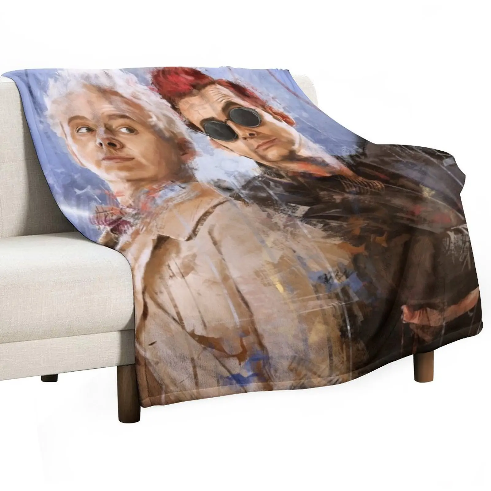 

Back-to-back Throw Blanket Luxury Shaggy Decorative Throw Flannels Blankets