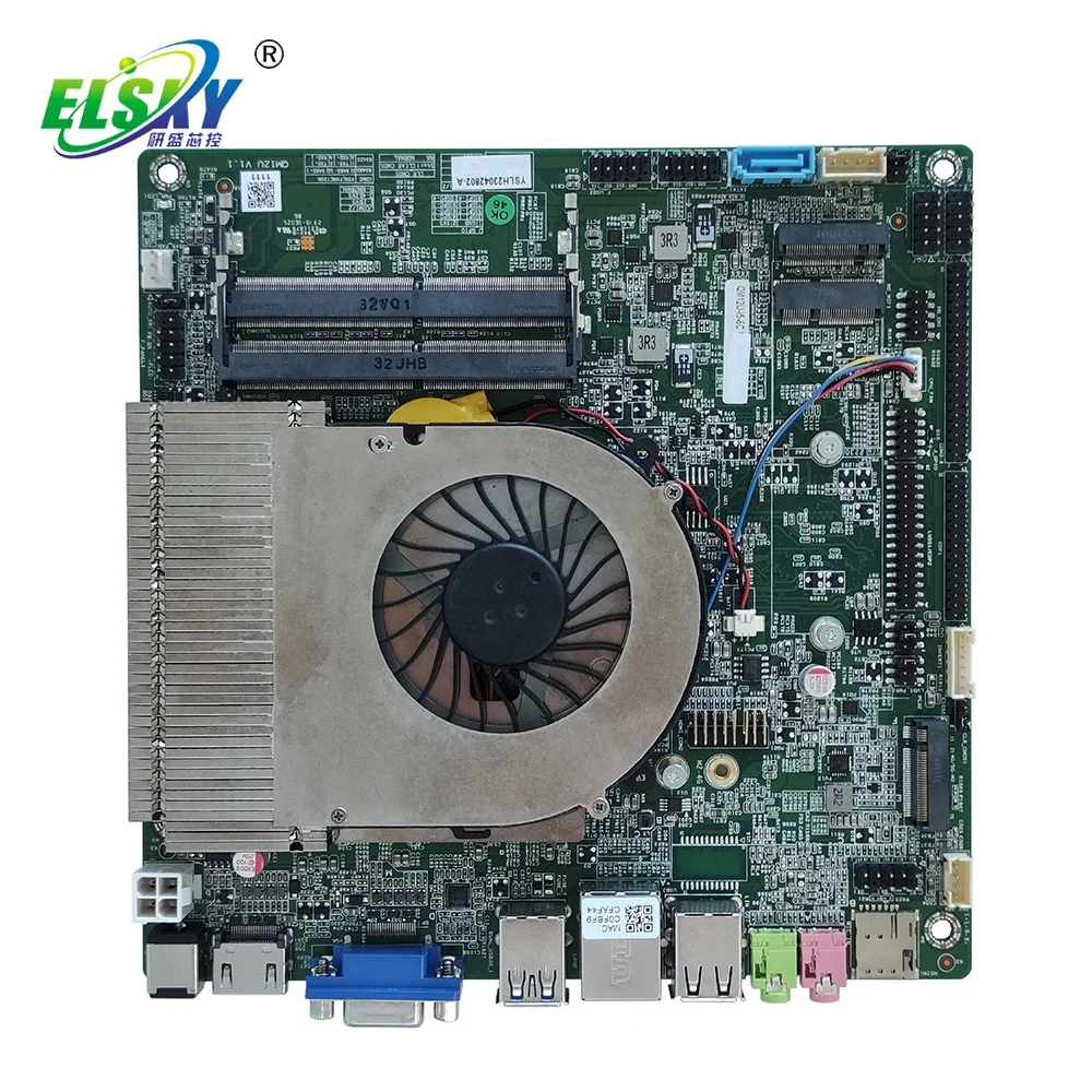 NEW ELSKY Raptor Lake I3-1315U 1/2 RJ45 LAN M2-WIF 1*M.2-SATA/PCIE VGA  Motherboard VGA 4K 1920*1080@60Hz  Lga 1200 Motherboard