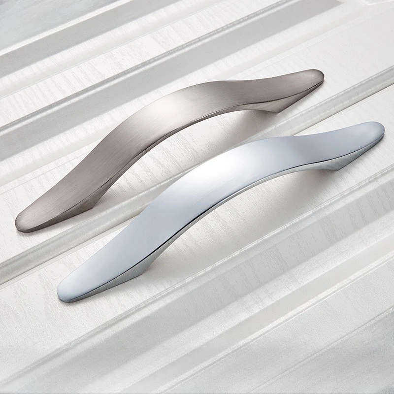 128mm/160mm Schrankgriffe aus Aluminiumlegierung, Türknöpfe, Küchenknöpfe, Schrankgriffe, Schubladen-Möbelgriffe, Möbelbeschläge – Detail 3