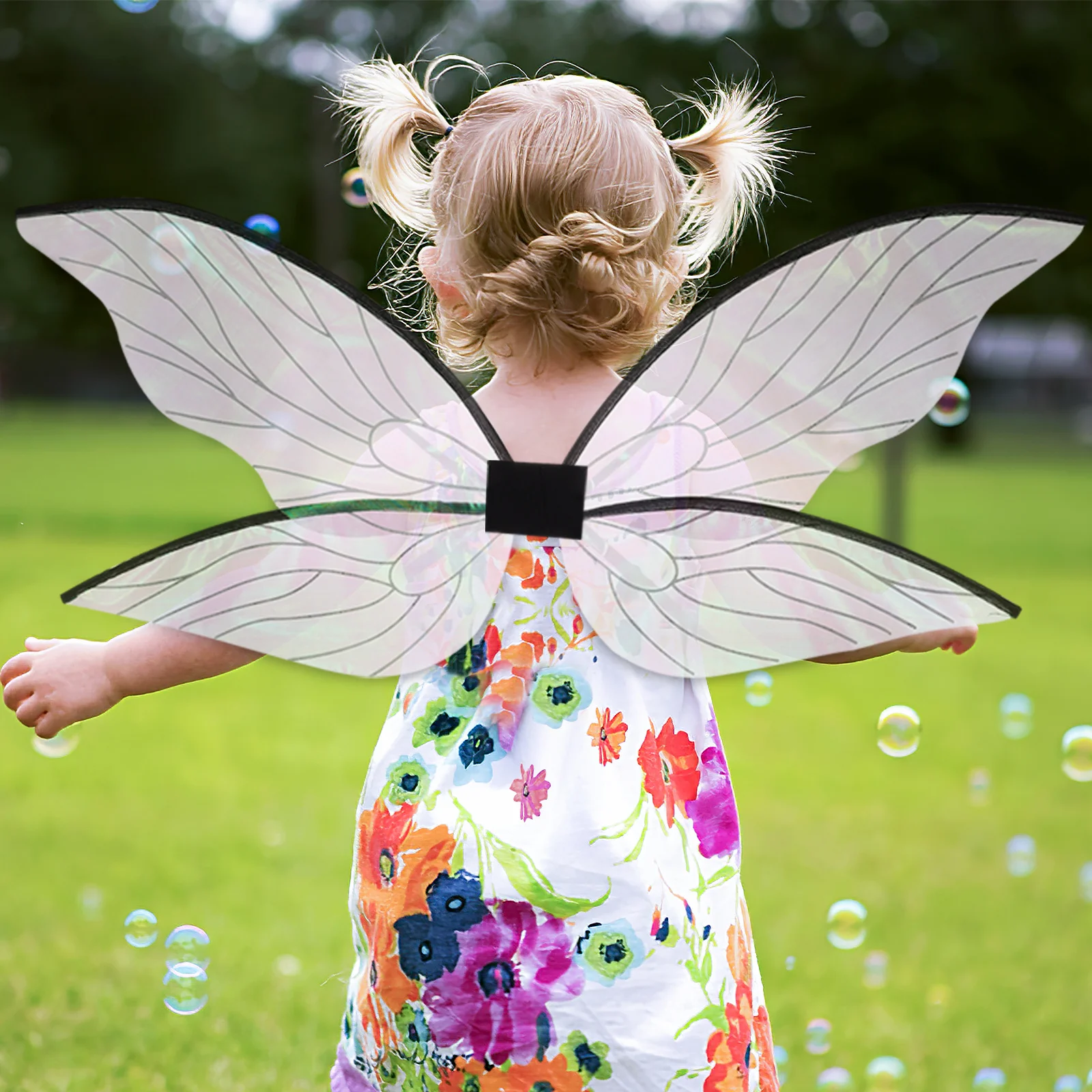 

2Pcs Fairy Wings Elegant Elf Cosplay Lightweight Comfortable Birthday Party Favors for Costume Accessory