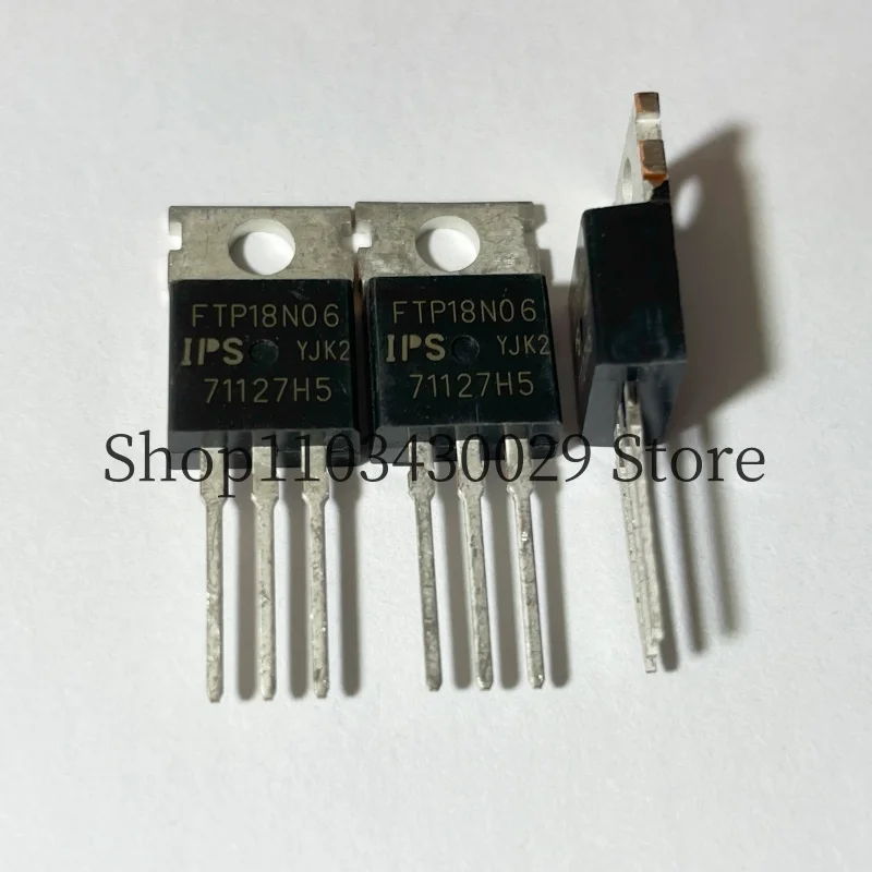 Transistor di potenza MOSFET a canale N da 10 pezzi nuovo e originale FTP18N06 TO-220 55A 60V