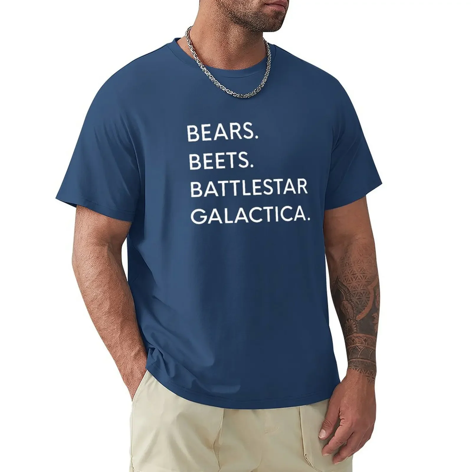 

Bears. Beets. Battlestar Galactica. T-Shirt boys animal print customs design your own blacks mens workout shirts