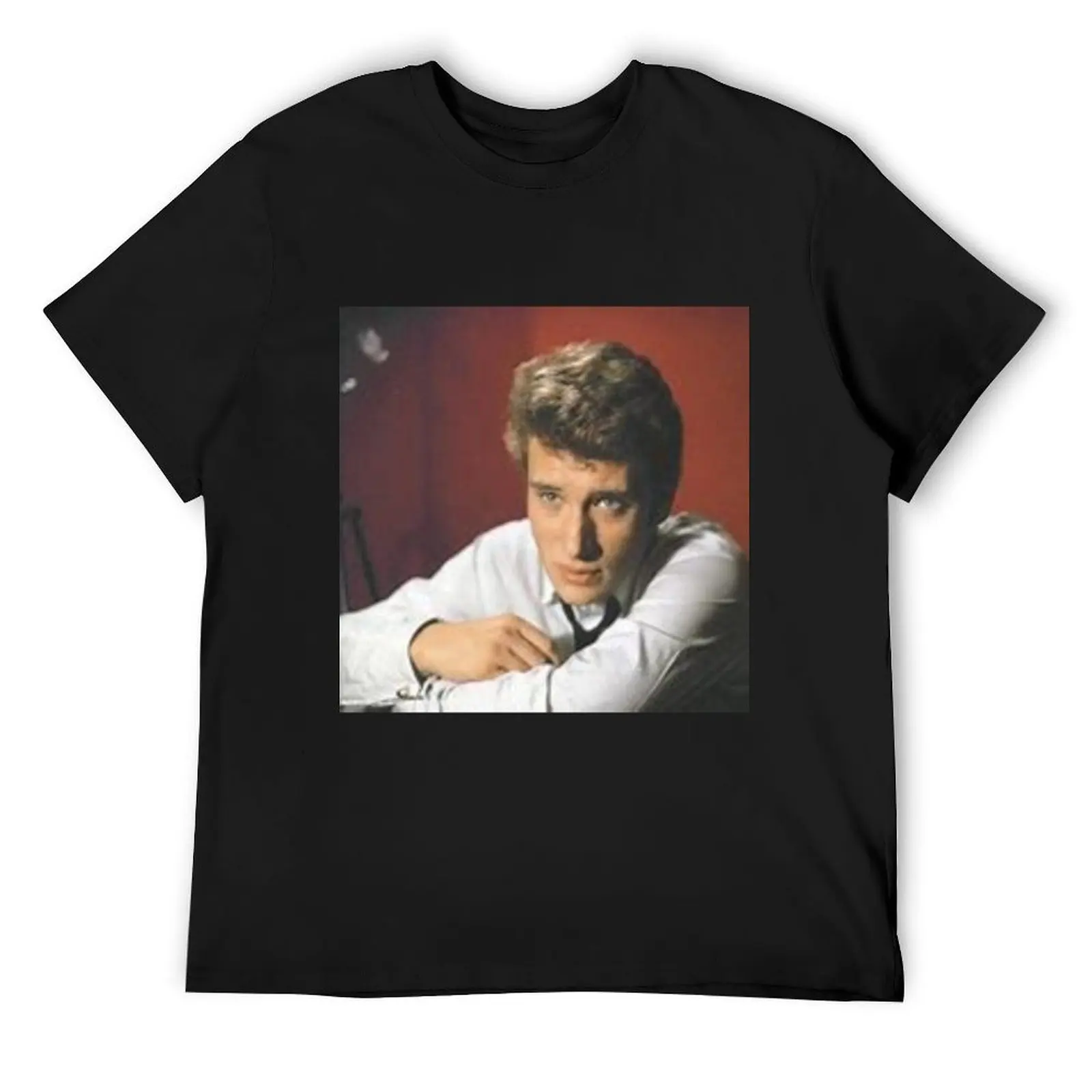 

Johnny Hallyday premium échancré T-Shirt anime clothes summer 2025 tshirts personalised tee shirts for men