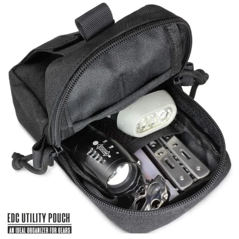 EDC Molle Pouch Outdoor  Waist Fanny Tool Pack Men Bag Purse Camping Gadget Bag Hunting Accessories