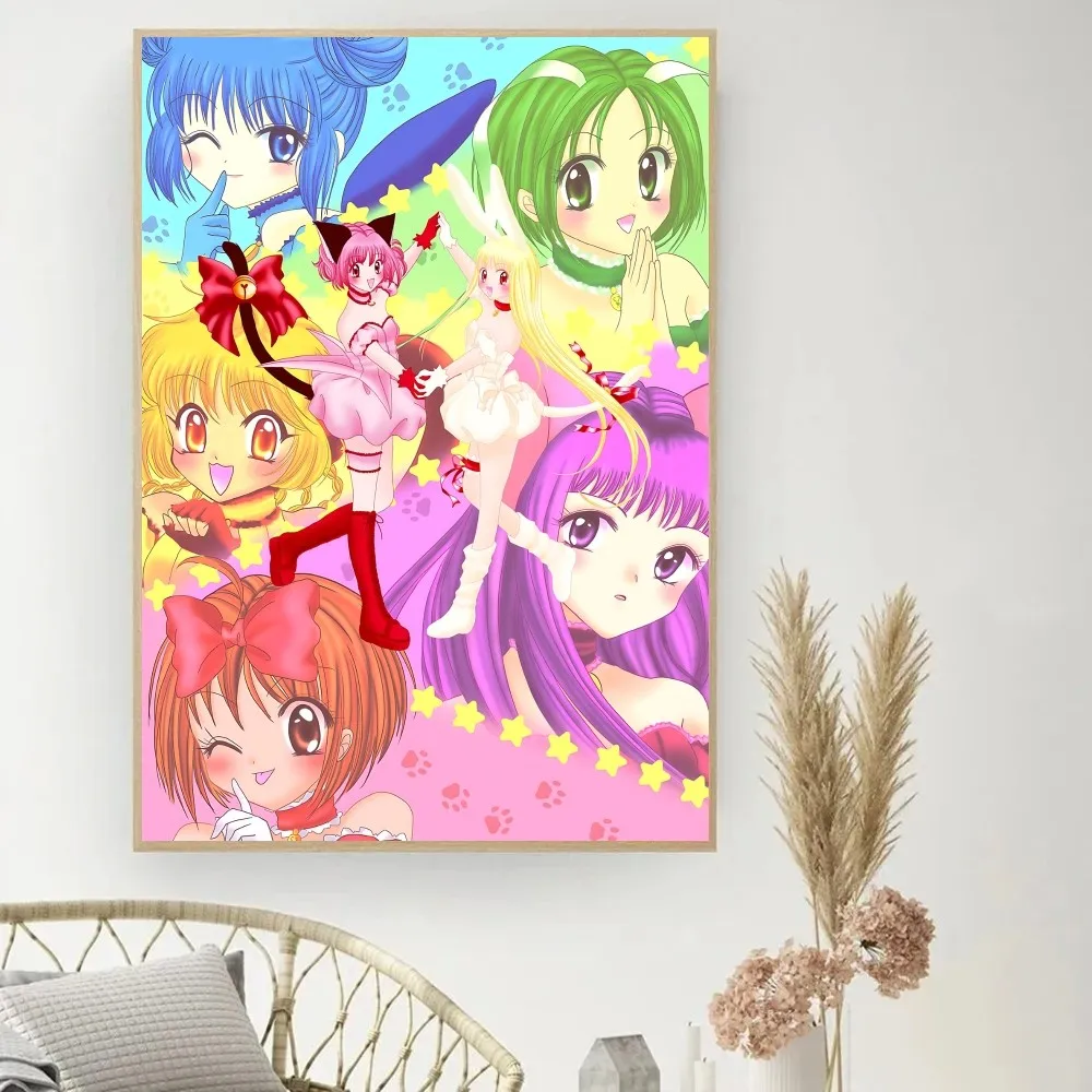 tokyo mew mew anime Poster POSTER Wall Pictures For Living Room Fall Decor Bedroom