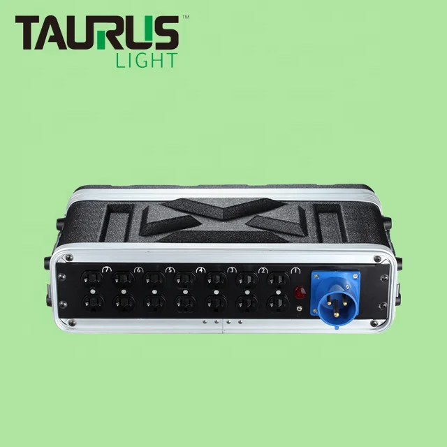 Stage Power  Box 2U 32A Input Edison Power Supply Professinal Audio or Stage Power Distribution Equiment