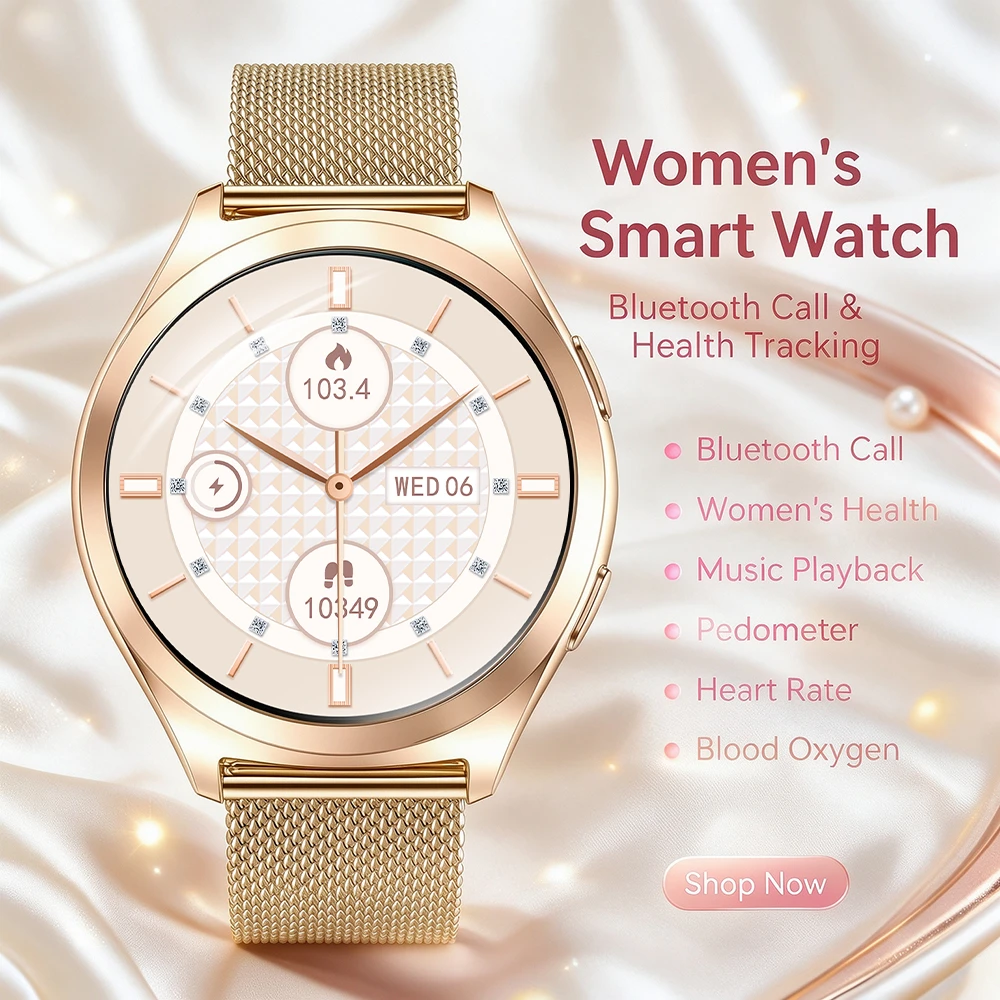 LIGE 2026 Smart Watch for Women Android iOS IP68 Waterproof Activity Fitness Tracker Answer/Make Call Smartwatch Sleep Monitor