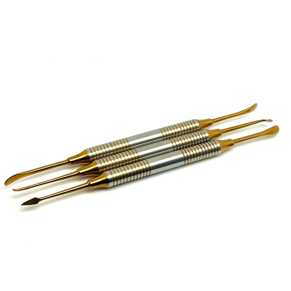 Dental Implant Periosteal Elevator Set Separator Splitter Tool for Reflecting Retracting Titanium Tissue Surgical Instrument
