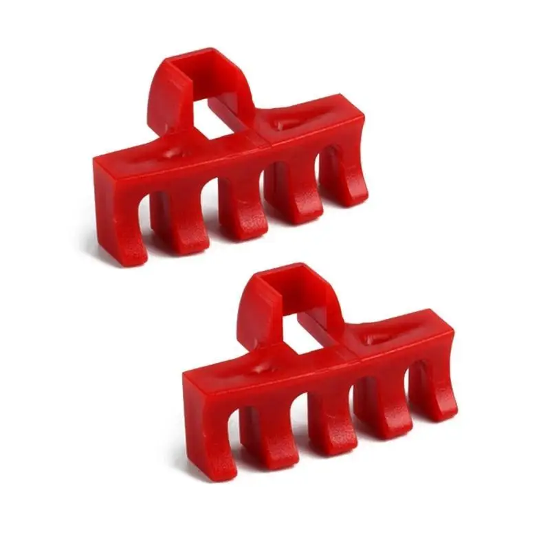 

652F 2Pcs Badminton Racket Stringing Tool High Tension Badminton Stringing Racquet Load Spreader Adapter Protector for Sports