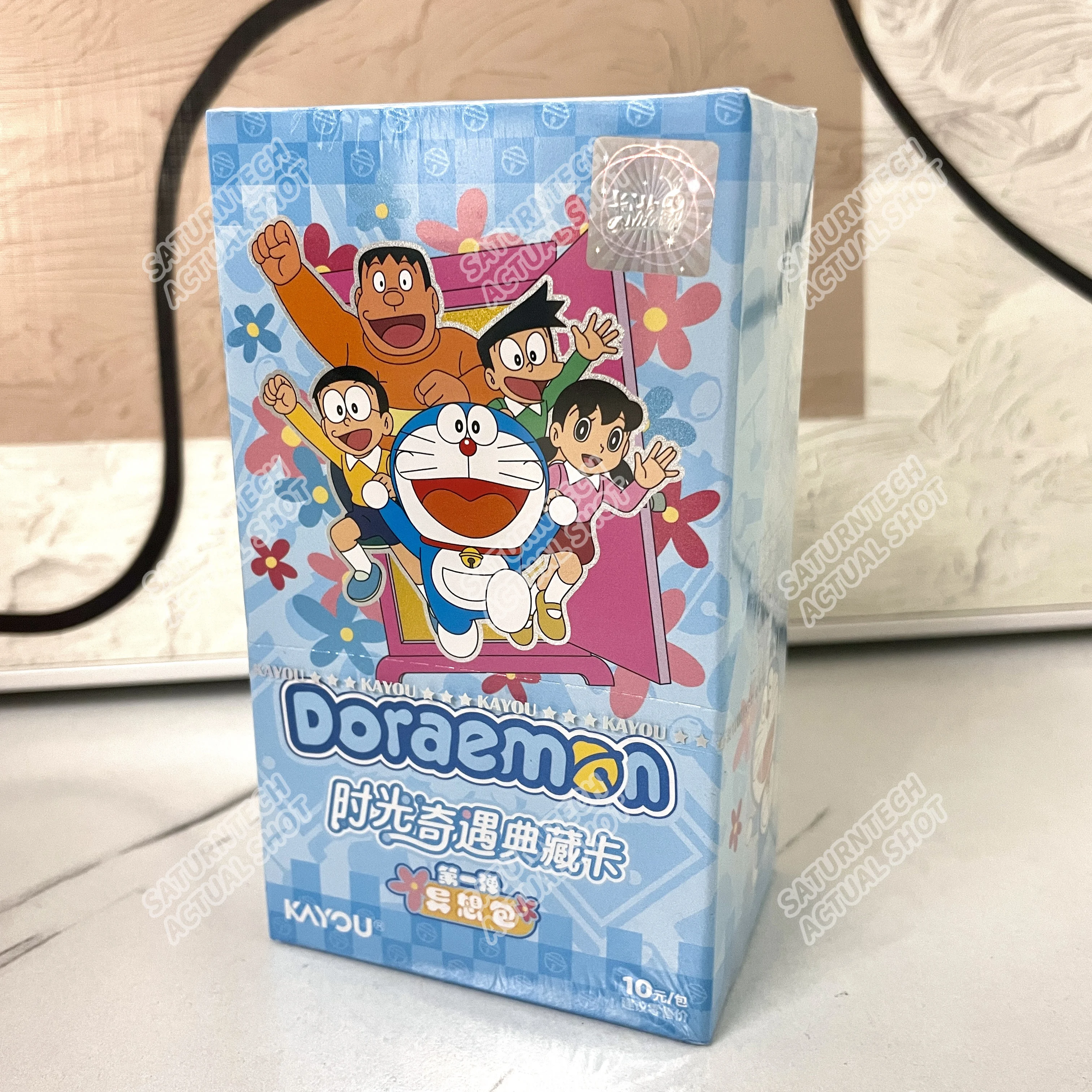 Genuine KAYOU Doraemon Trading Cards Time Adventure Fantasy Booster Pack Vol.1 Anime Collectible Cards Birthday Gift Gifting toy