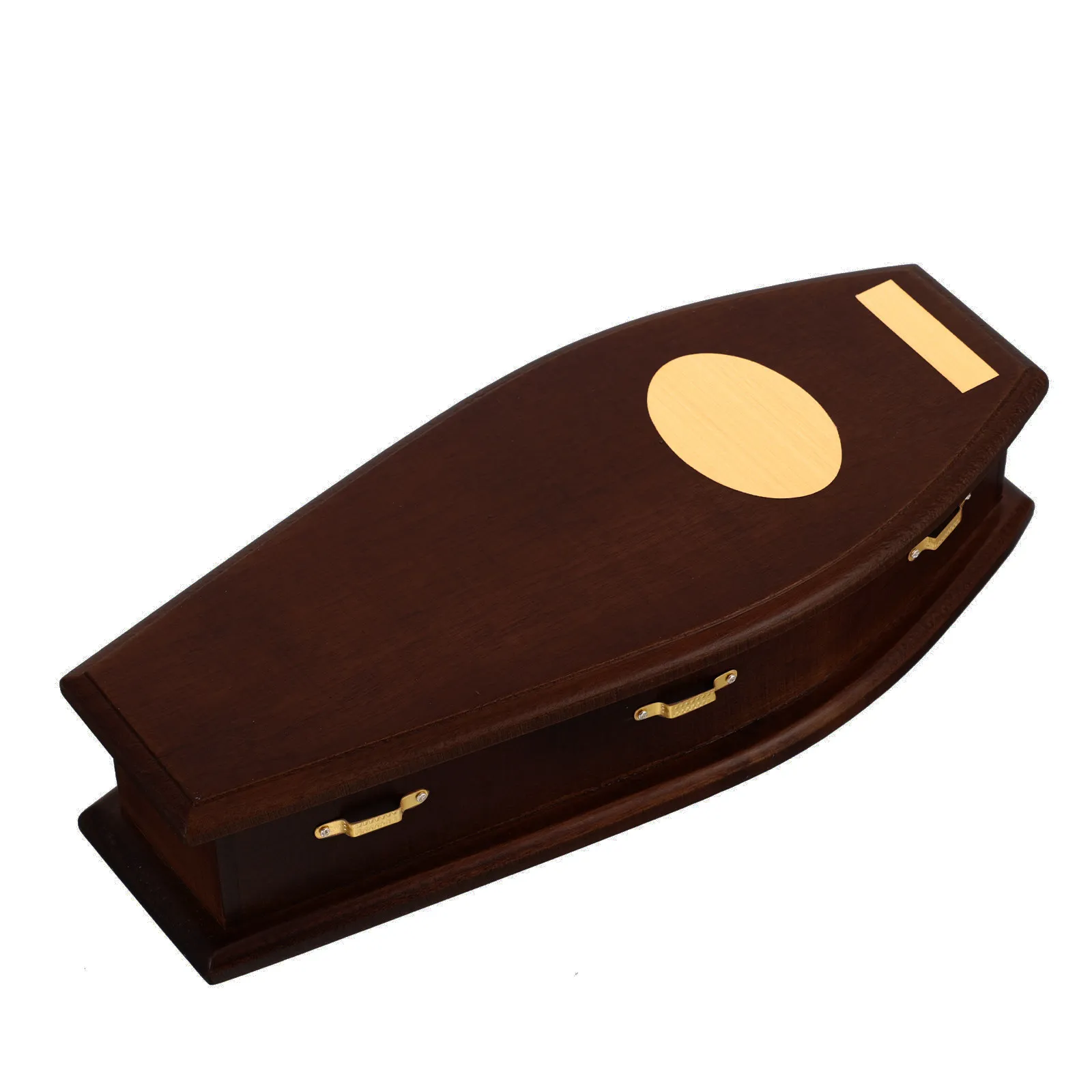 

Mini House Coffin Decor Miniature Furniture Wooden Small Tiny Coffin Creative Halloween Dollhouse Decoration Miniature Furniture