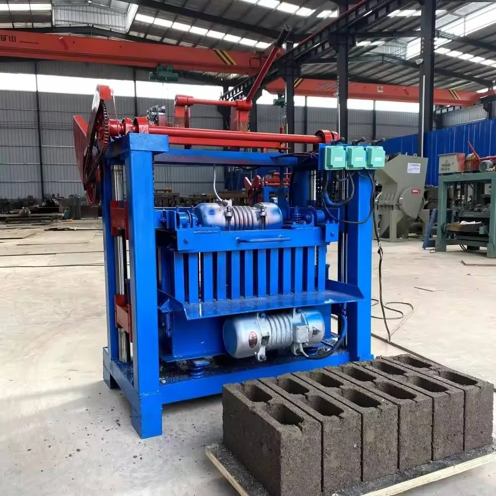 QT4-35A Factory Price Semi Automatic Concrete Cement Hollow Paver Solid Block Bricks Making Machine Line