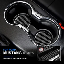 2PCS Car Water Coaster Cup Mat Bottle Holder Anti-slip Waterproof For Ford Shelby Mustang Fiesta Transit Ecosport Galaxy Focus