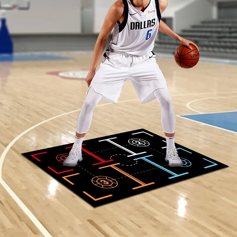 Basketball Training Mat Non-Slip Absorbent Sports Draining Pad Quick Dry Workout Equipment Court Accessories Silicone Mat