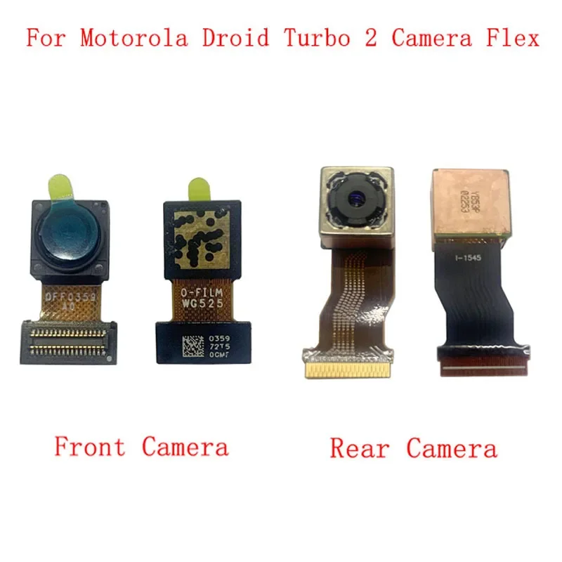 Rear Front Camera Flex Cable For Motorola X Force XT1581/Droid Turbo 2 XT1585 Back Main Big Small Camera Module Repair Parts