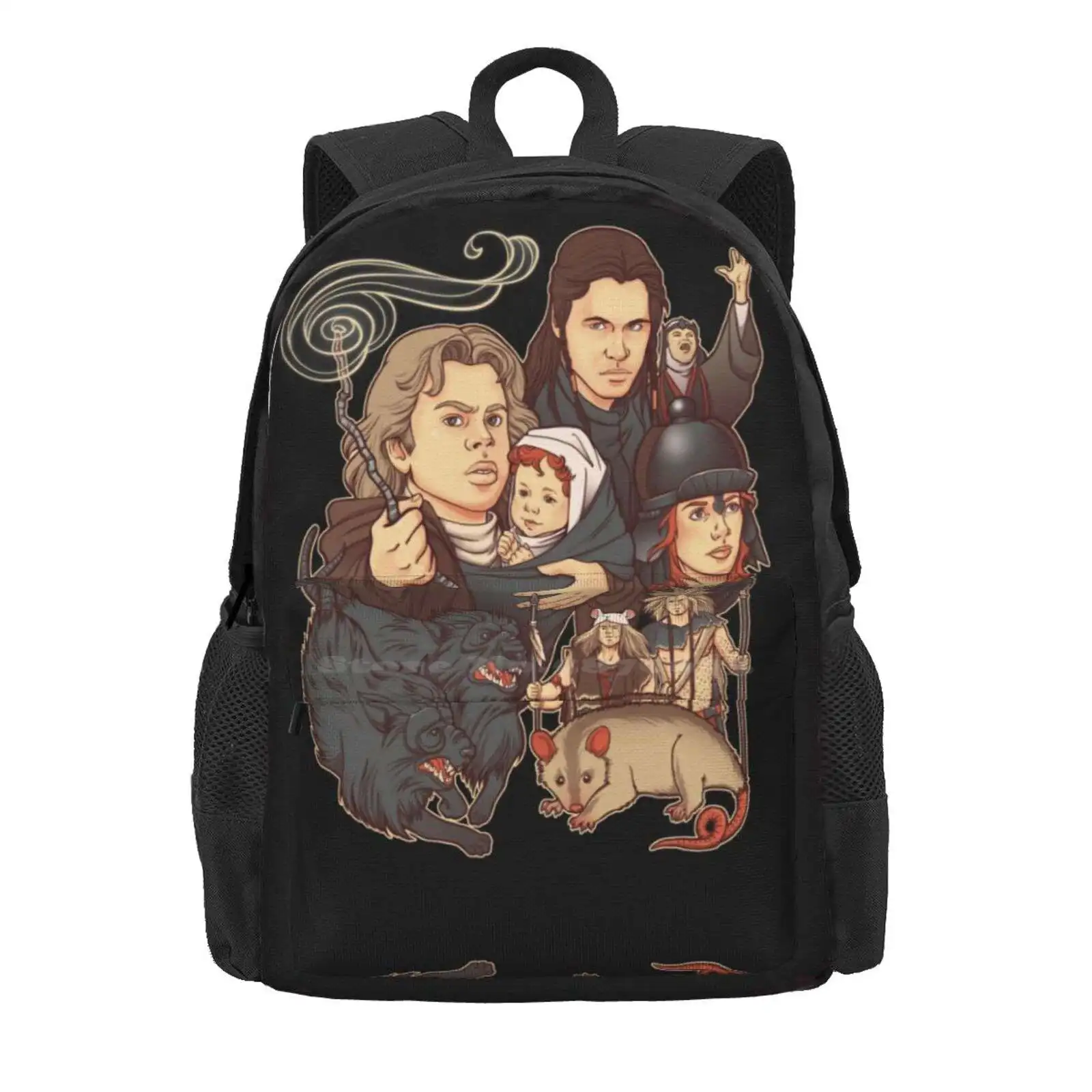 I Am A Big Wizard Hot Sale Schoolbag Backpack Fashion Bags Willow Magic Dwarf Movie Classics 80S Retro Ron Howard Val Kilmer