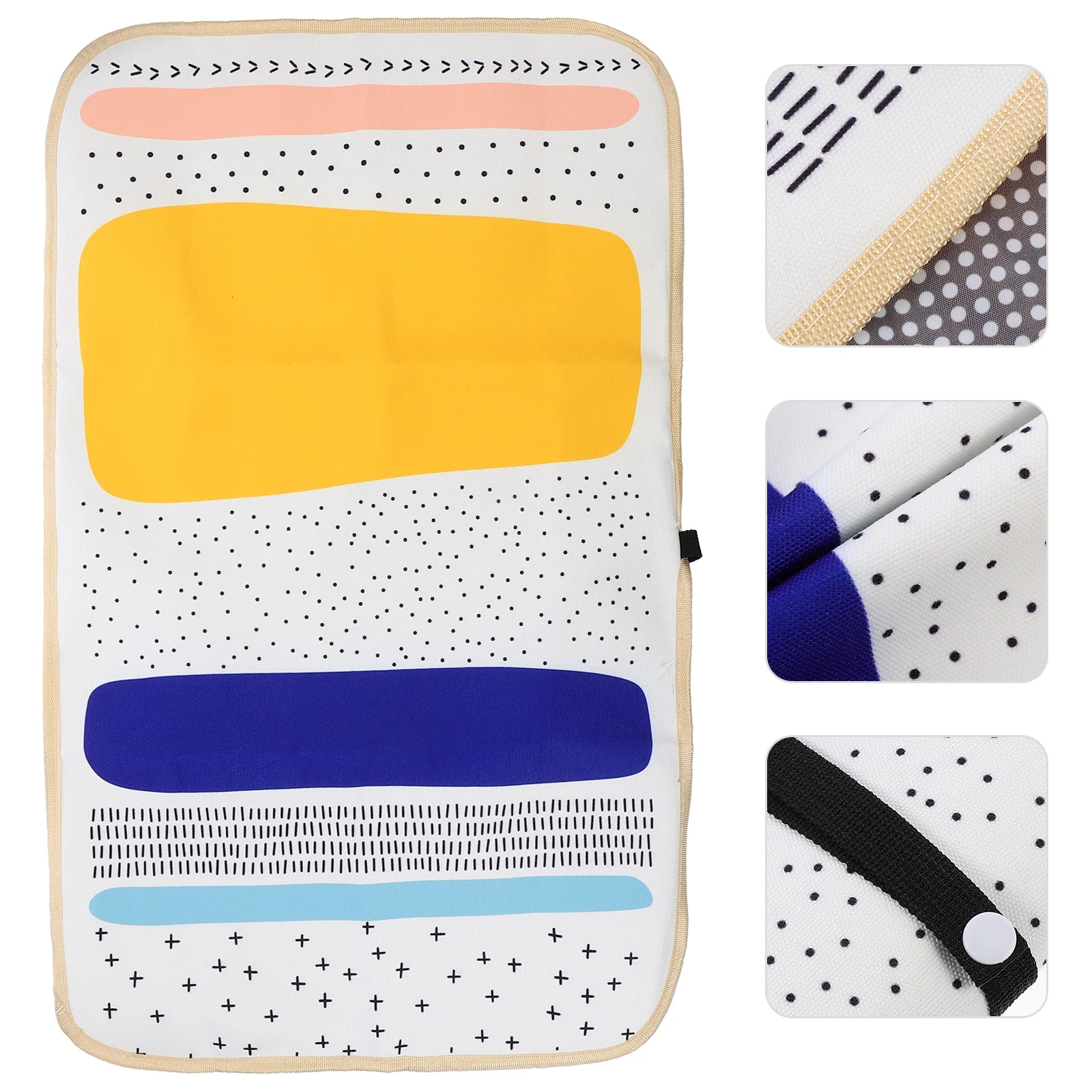 

Anti leak Urine Pad Waterproof Baby Changing Mat Portable Polyester Newborns Travel Foldable Easy Gift