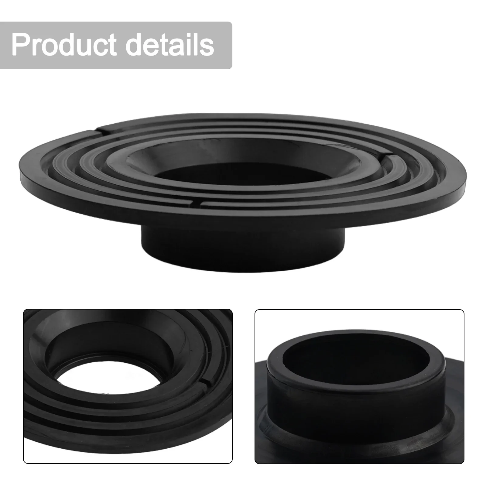 Reductor de drenaje de suelo de 1 piezas, adaptador de silicona de 2 a 4 pulgadas, reductor de drenaje de suelo, accesorios de fontanería para el hogar