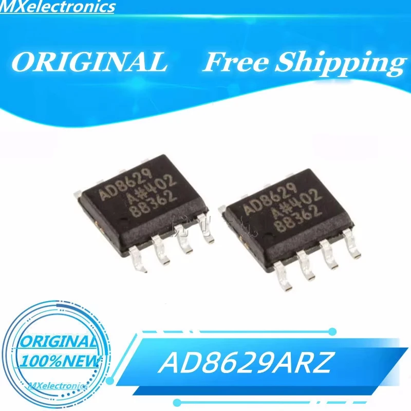 5PCS/LOT ORIGINAL100%  AD8628ARZ AD8628 AD8629ARZ AD8629 SOP8 Precision amplifier DUAL, LOW NOISE AUTO ZERO AMPLIFIER