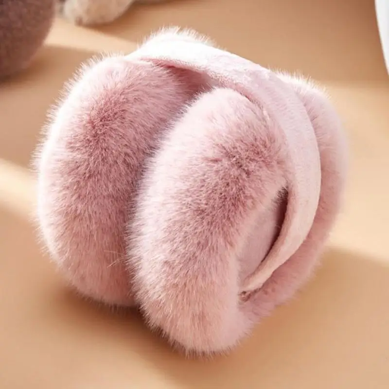 Winter Ear Muffs Fluffy Foldable Ear Warmers Removable Ear Protection Soft And Warm Ear Covers For Men Women And Kids