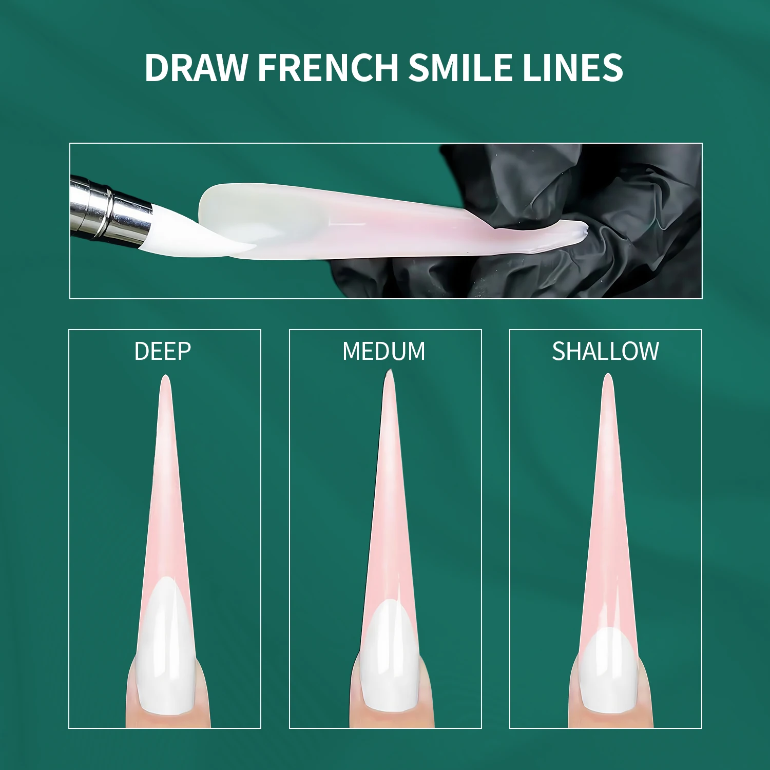 Nailpop أشكال مزدوجة 150 قطعة قوالب جل الأشعة فوق البنفسجية سريعة البناء قابلة لإعادة الاستخدام تغطية كاملة من الأكريليك أشكال تمديد علوية قوالب جل الأظافر البولي #2