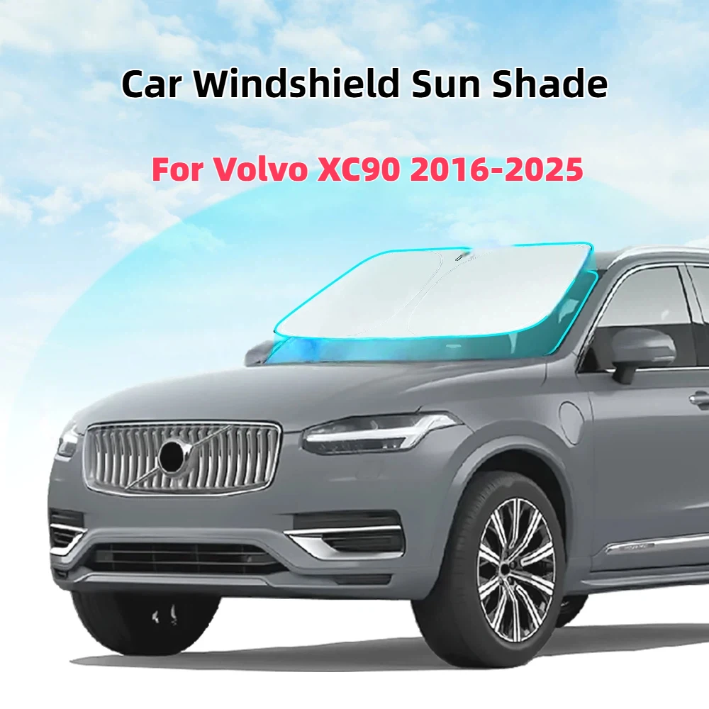 

Car Windshield Sun Shade For Volvo XC90 2016-2020 2021 2022 2023 2024 Covers Visors Auto Front Window Sunshade Cars Accessories
