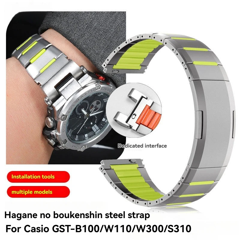 cinturino-per-orologio-in-acciaio-inossidabile-con-inserti-in-plastica-modificato-per-casio-steel-heart-gst-b100-gst-w300-gst-400g-gst-s100d-s11d-w110