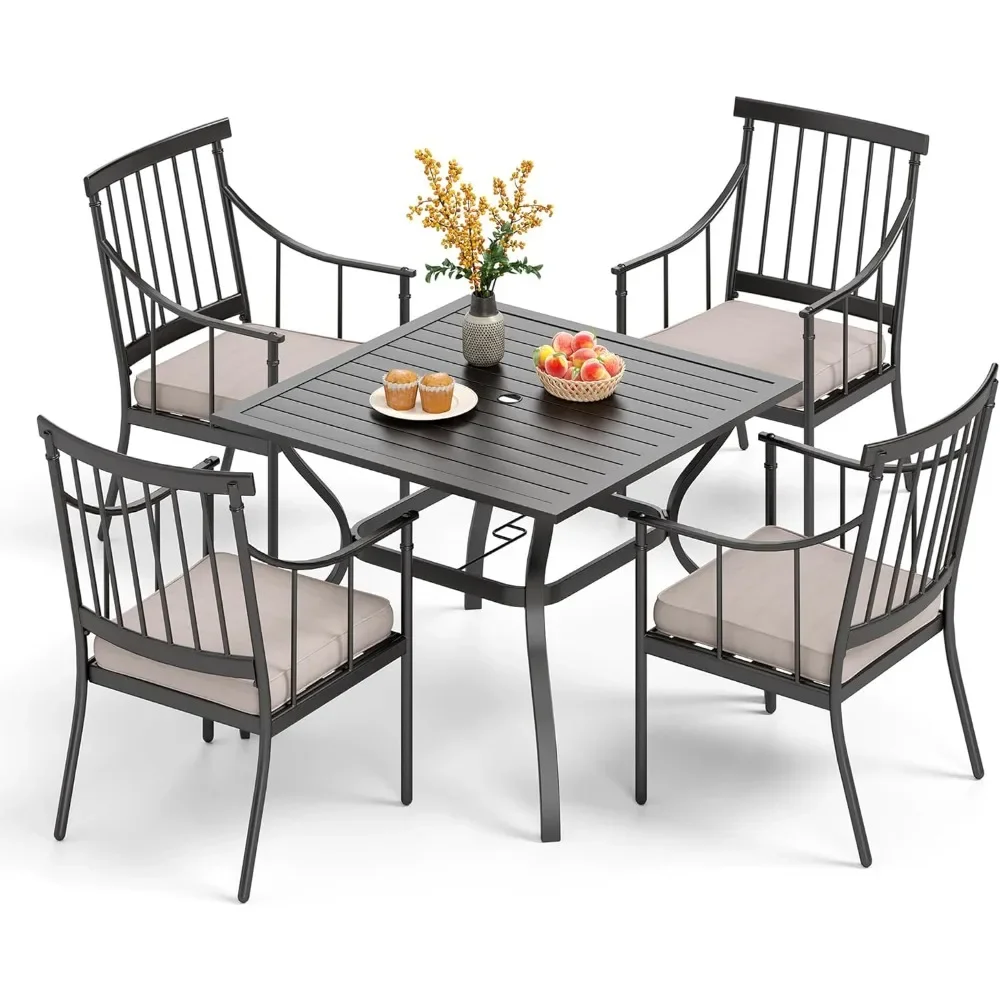 Villa 5 piece outdoor dining set, 37 