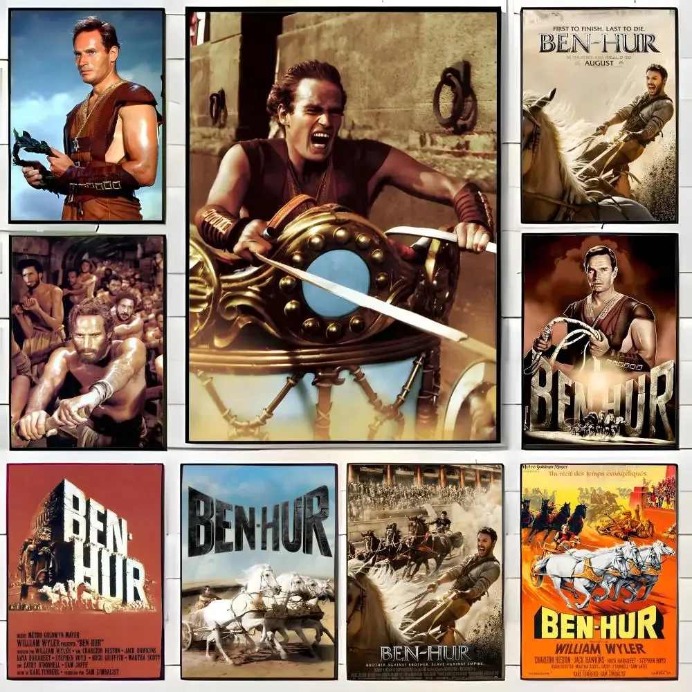Pôster de filme Grand Ben-Hur, impressão de arte de parede, mural decorativo, decoração de casa, presente, sem moldura