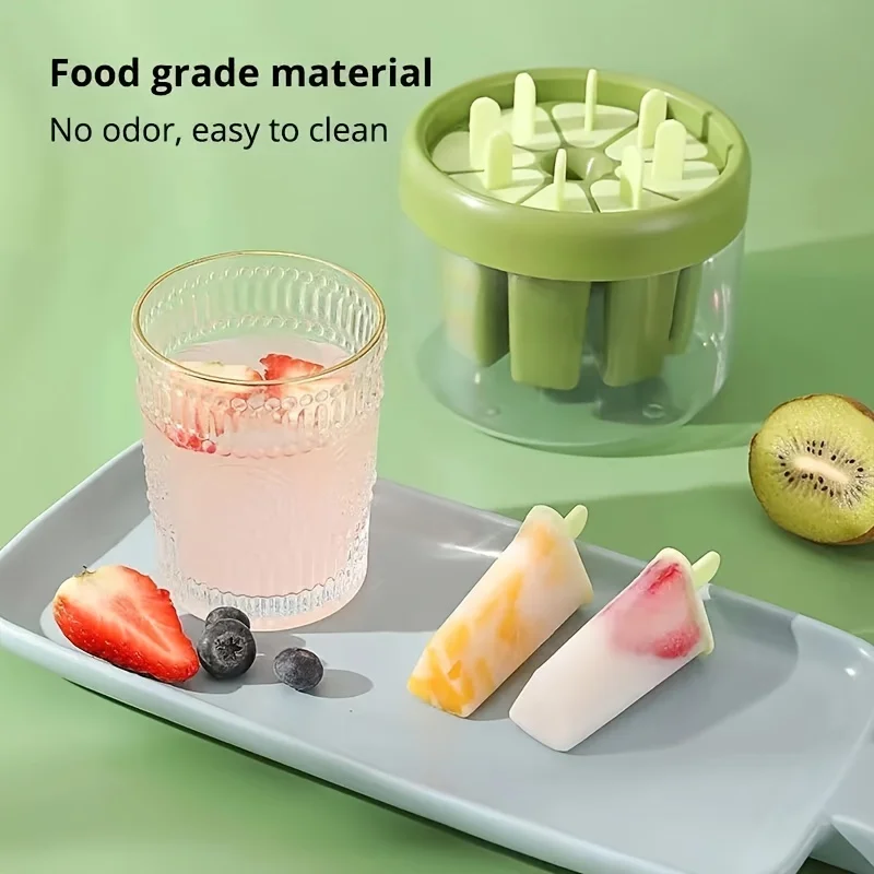 2pcs, Popsicle Mold, Creative Popsicle Mold, Plastic Popsicle Mold, Ice Cream Mold,  Ice Cube Box, Household Popsicle Mold, Safe