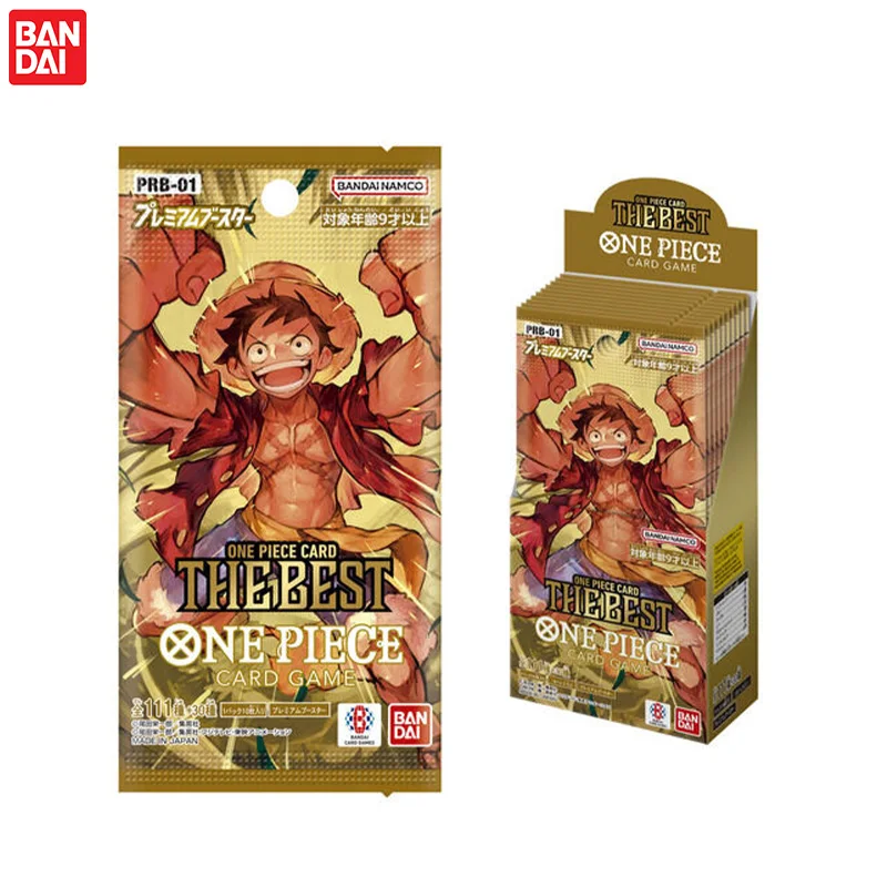 BANDAI One Piece  Trading Card Game  Booster Box Premium Booster PRB-01 Factory Sealed Japanese Collection Card Board Game Toys