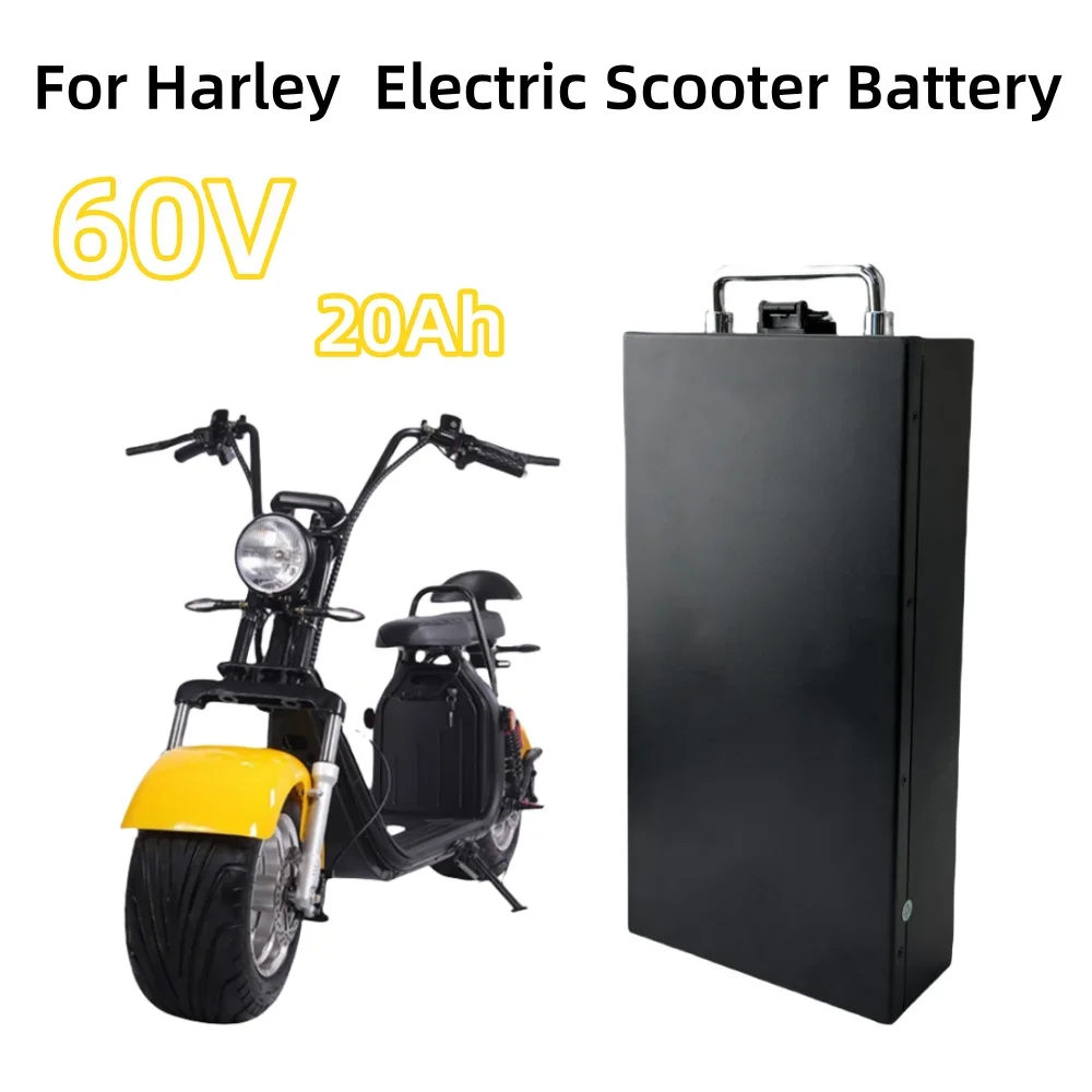 

For Harley 60V 20Ah Lithium-ion Rechargeable Battery Pack Built in BMS Safe and durable Waterproof Material