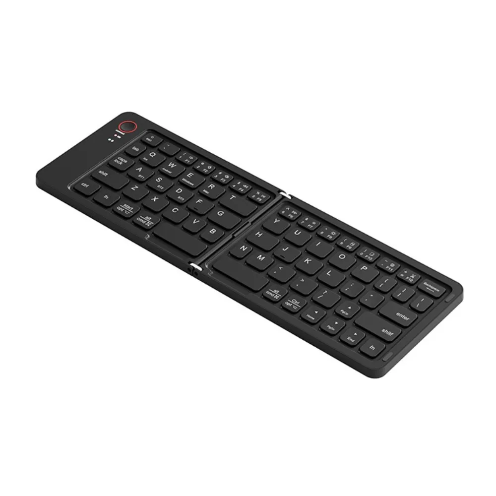 Lightweight Bluetooth Folding Keyboard Comfortable Rechargeable Wireless Notebook Keyboard Portable Colorful