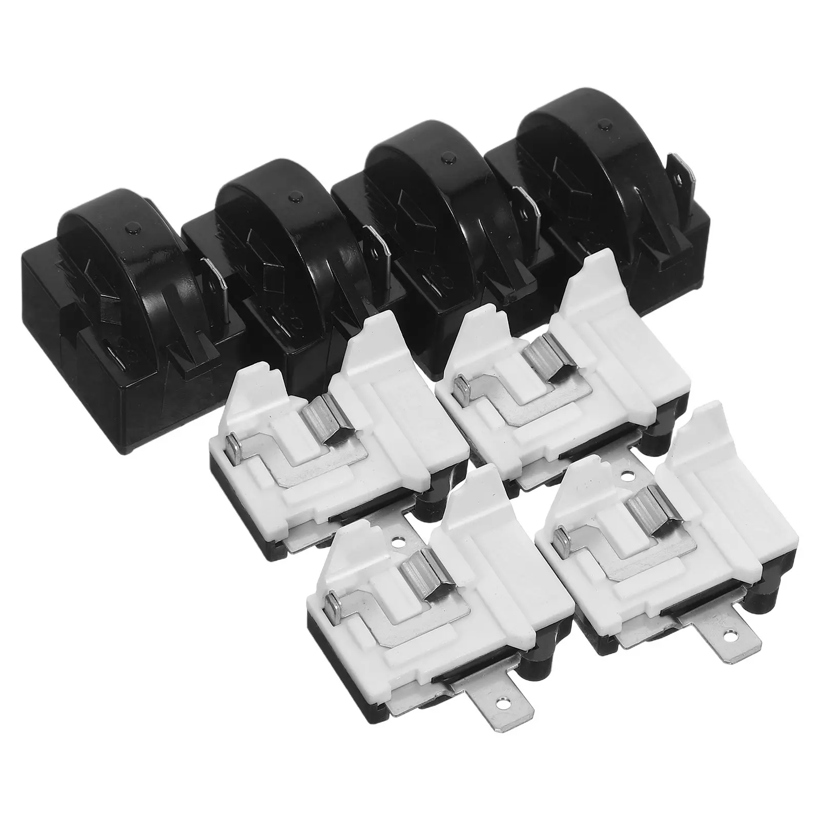 1Set Universal Refrigerator Starter Relay Ptc Mini Fridge Relay Overload Protector Compressor Repair Kit Overload Protector Rv