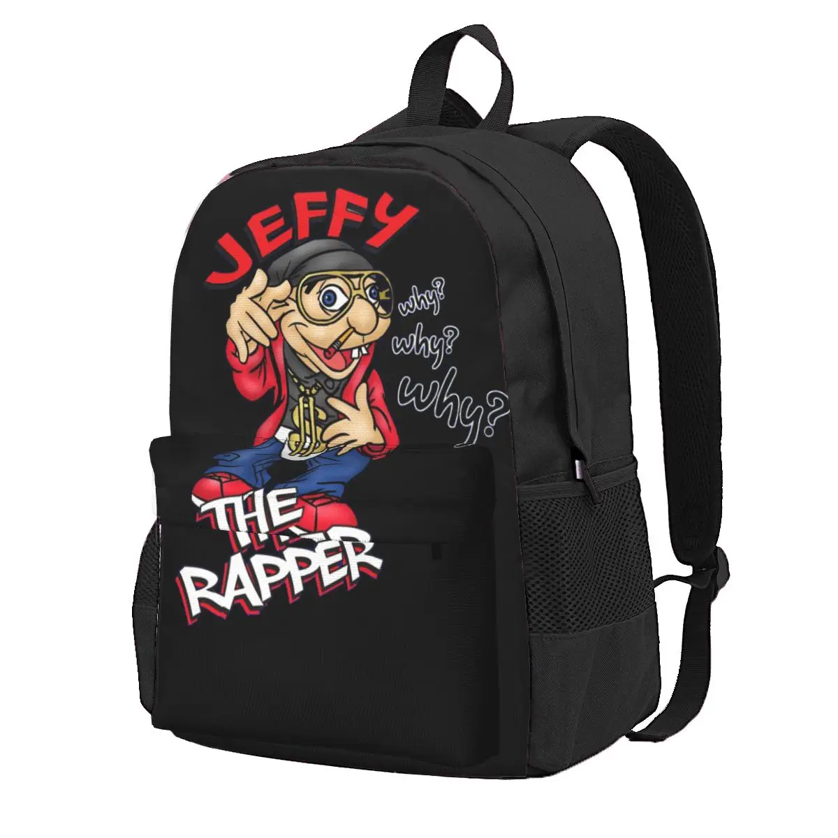 حقائب ظهر Jeffy The Rapper SML للأولاد والبنات حقيبة كتب ذات سعة كبيرة للأطفال حقائب مدرسية للسفر حقيبة كتف