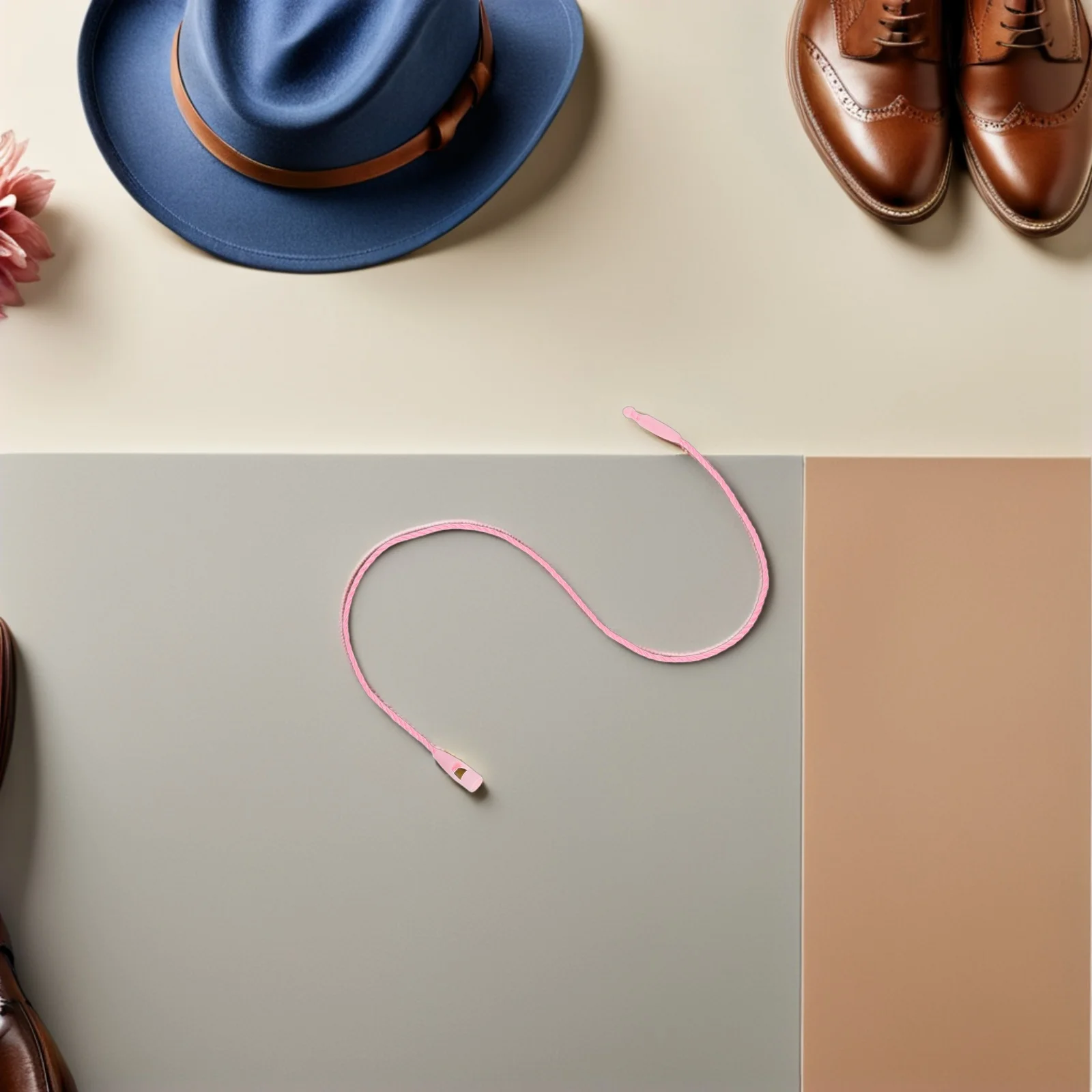 

1000Pcs Ornament String Hangers Snap Lock Pre-Cut Ropes Christmas Tree Decoration Tag Fasteners Ornament Hanger Rope