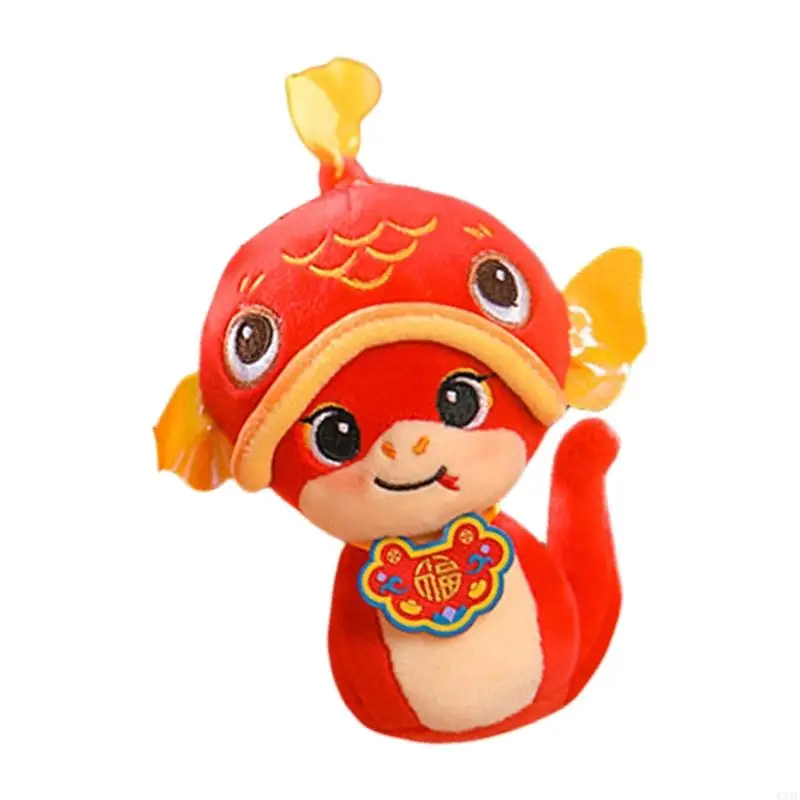 

W3JF Китайский Новый год плюшевые талисманы Snake Toy Collebuble Colls для вечеринок