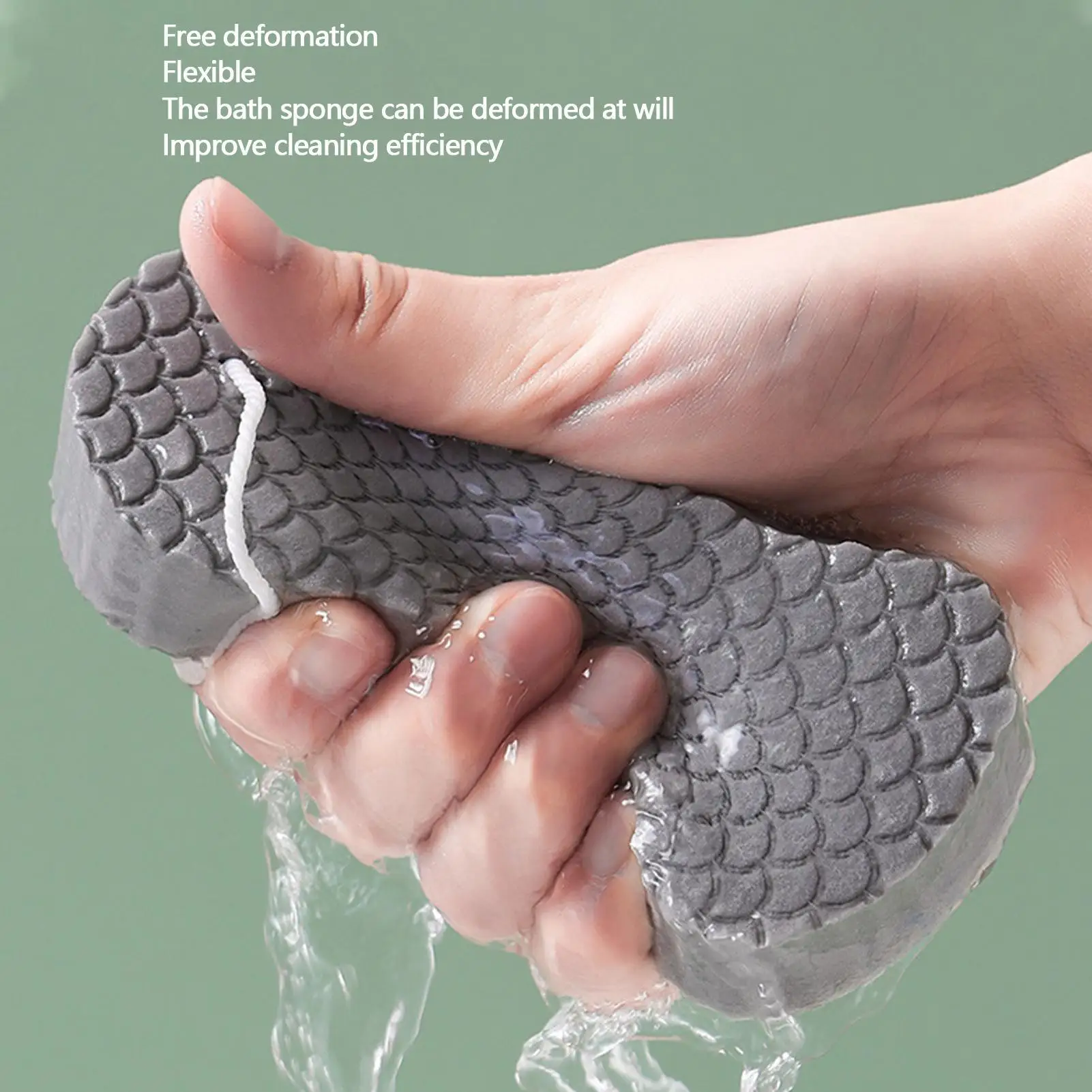 ماجيك الإسفنج الأطفال حمام الإسفنج الجسم مزيل الجلد الميت التقشير مدلك تنظيف فرشاة اغتسال تقشير الإسفنج