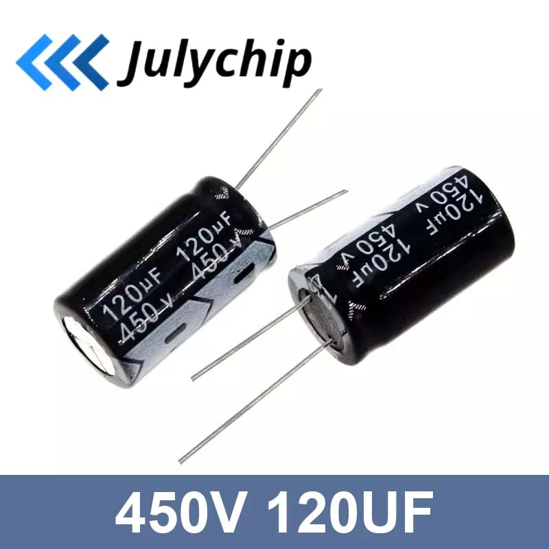 5pcs/lot 450V 120UF High Frequency Low Impedance 450V 120UF Aluminum Electrolytic Capacitors Size 18 * 30 mm 20%