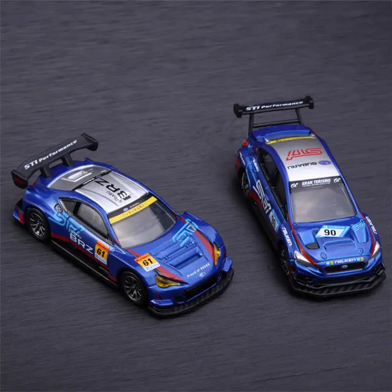 Takara TOMY Subaru STI BRZ IMPREZA WRX Alloy Track Sports Car Model Diecast Racing Car Vehicles Model Miniature Scale Kids Gifts