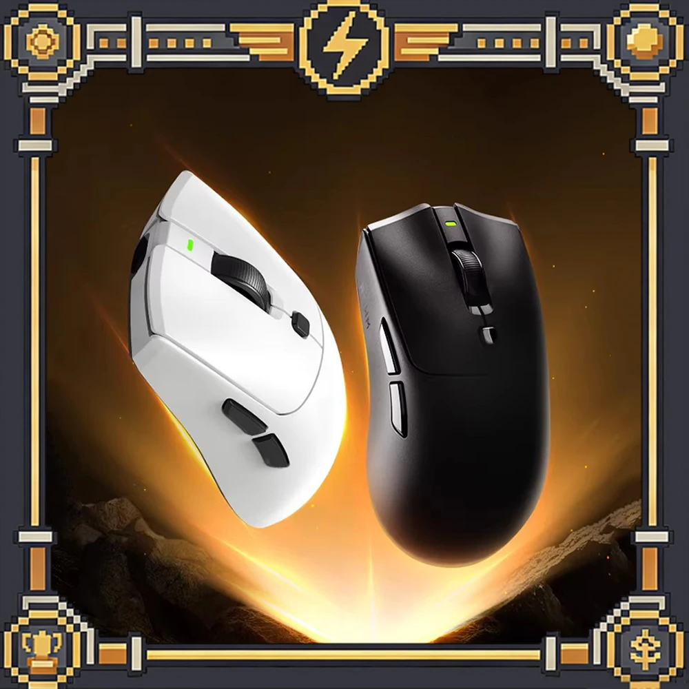 

RAWM SH01S Wireless Gaming Mouse Three Modes 8KHZ PAN1080 60g Lightweight PAW3395 Enduring Endurance Pc Accessories Gifts