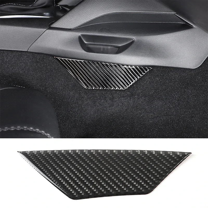 

For Mazda MX-5 2016-2024 soft carbon fiber car passenger side storage panel decorative sticker interior modification accessories