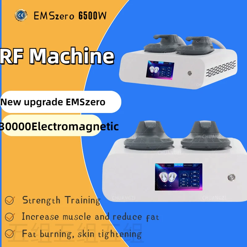 6500W Muscle Stimulate Fat Removal Body Slimming Butt Build Sculpt Machine EMS EMSzero Weight Lose for Salon