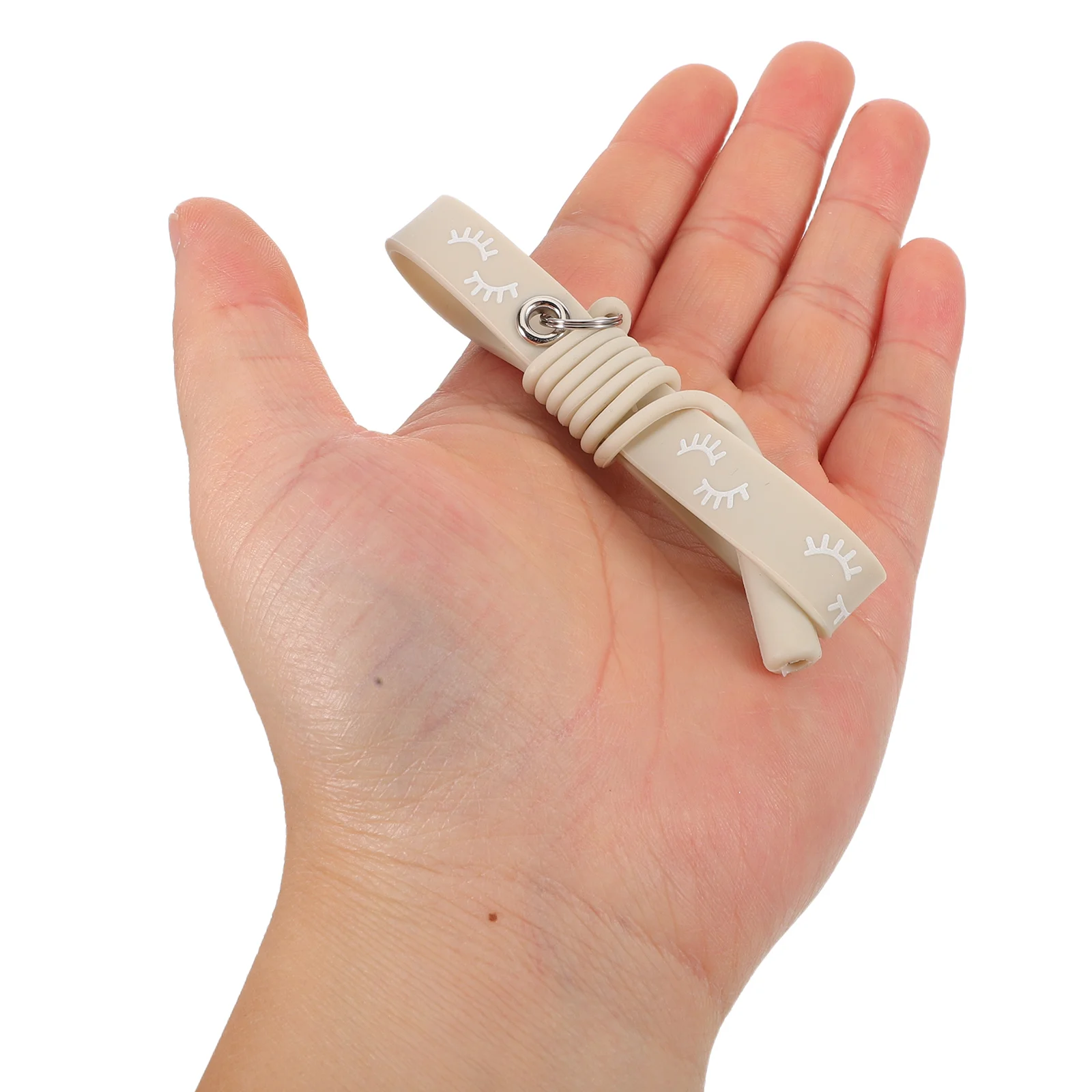 สายรัดข้อมือซิลิโคนสำหรับใส่แหนบต่อขนตา อุปกรณ์ป้องกันแหนบต่อขนตา สร้อยข้อมือเครื่องมือแต่งหน้า อุปกรณ์เสริมสำหรับต่อขนตา